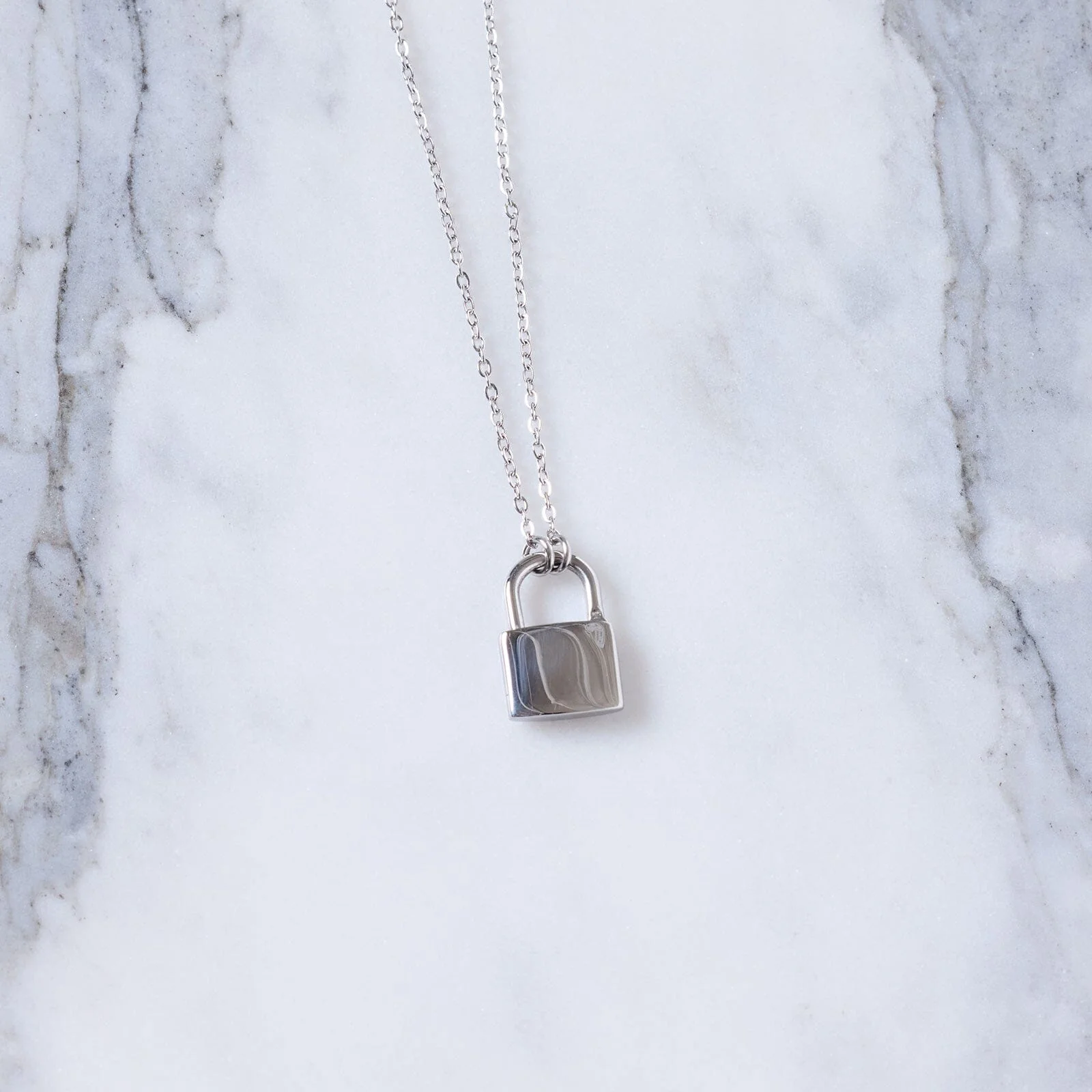 Padlock Pendant Necklace - Image 6
