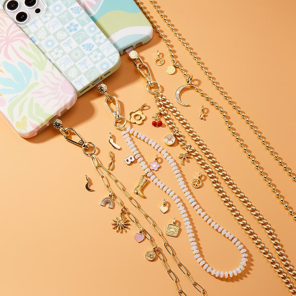 Paperclip Chain Wristlet Phone Chain - Image 10