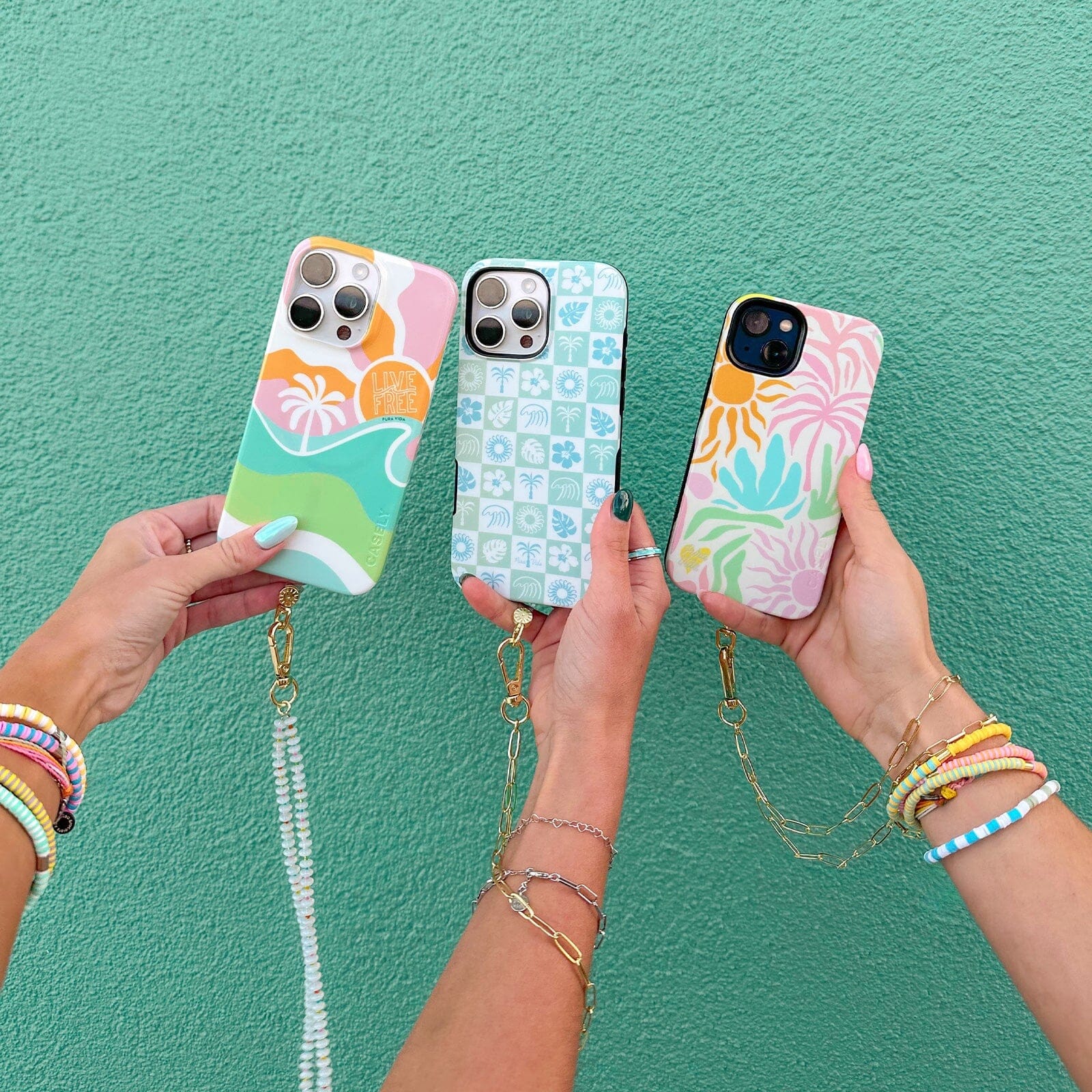 Paperclip Chain Wristlet Phone Chain - Image 8