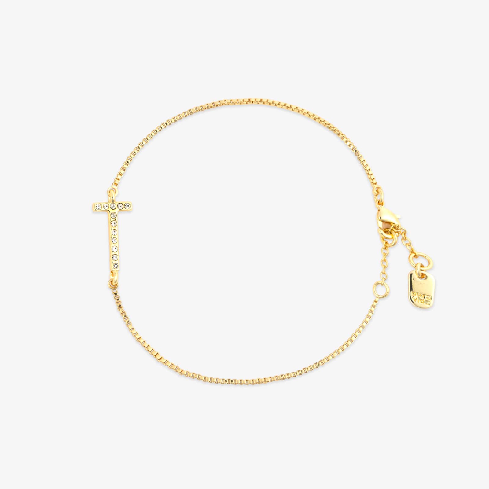Pavé Initial Chain Bracelet - Image 22