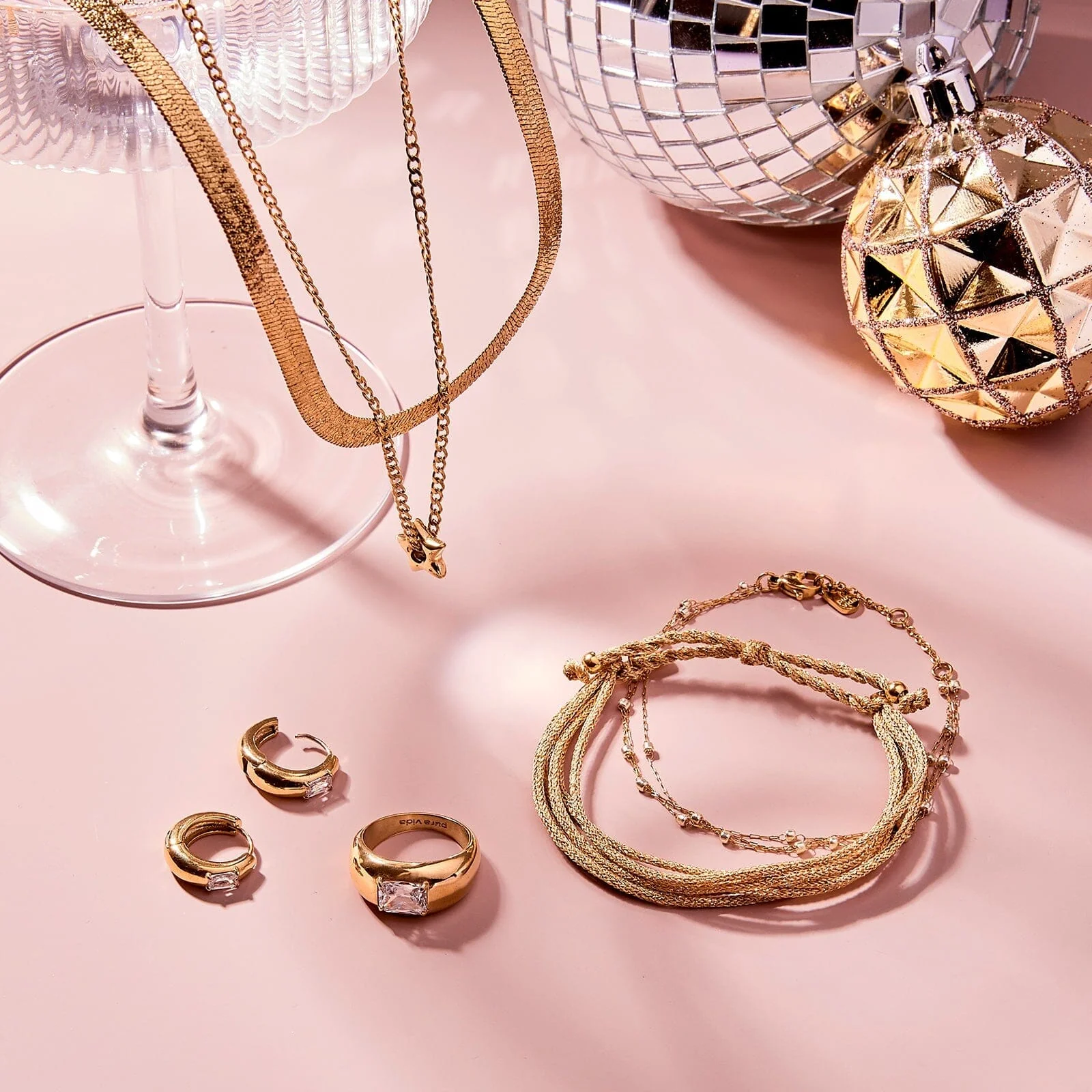 Puffy Star Chain Necklace - Image 7
