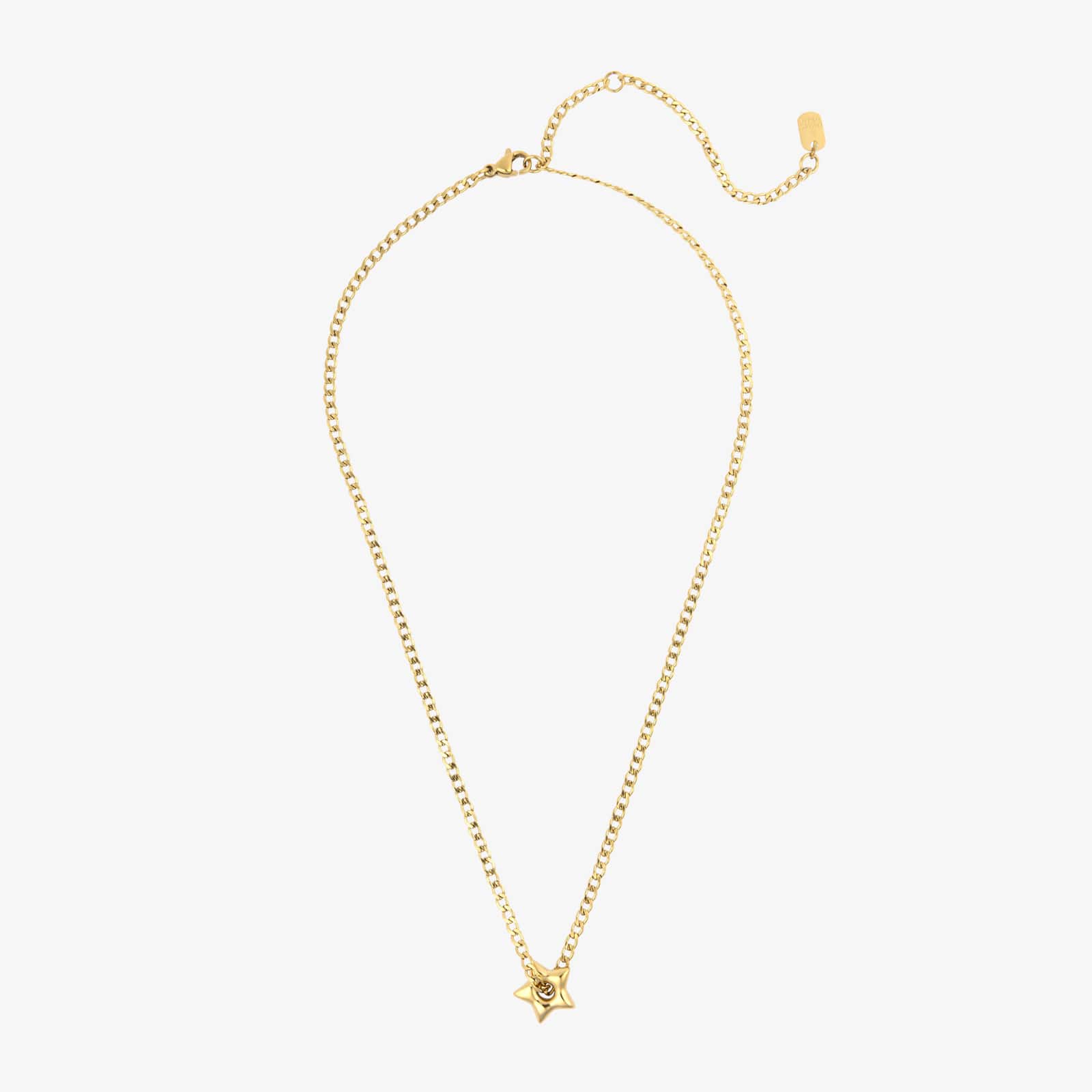 Puffy Star Chain Necklace - Image 8