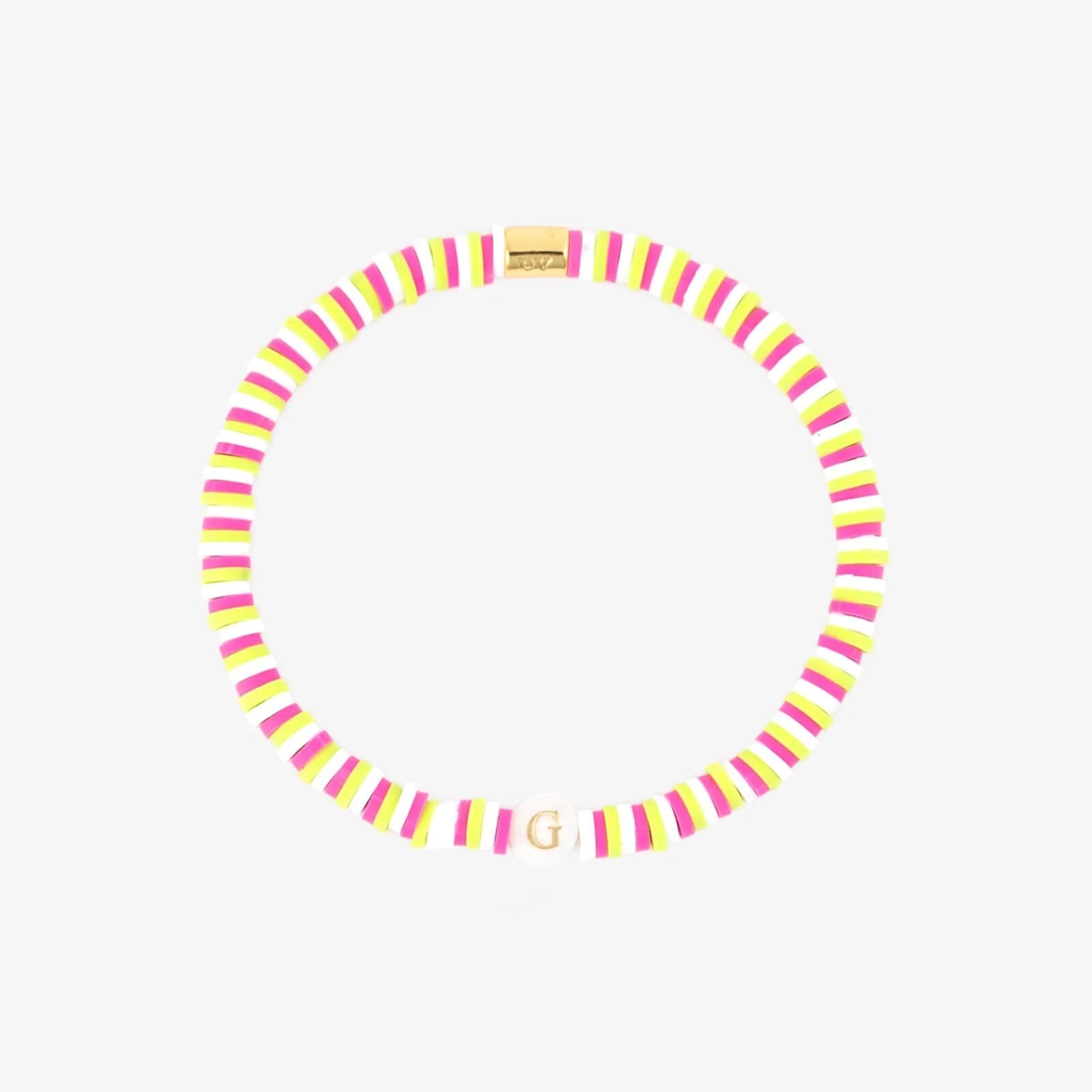 Raspberry Alphabet Stretch Bracelet - Image 11