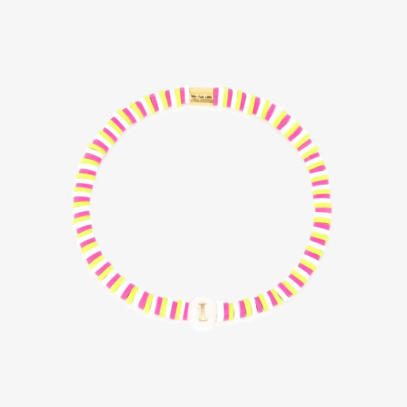 Raspberry Alphabet Stretch Bracelet - Image 13