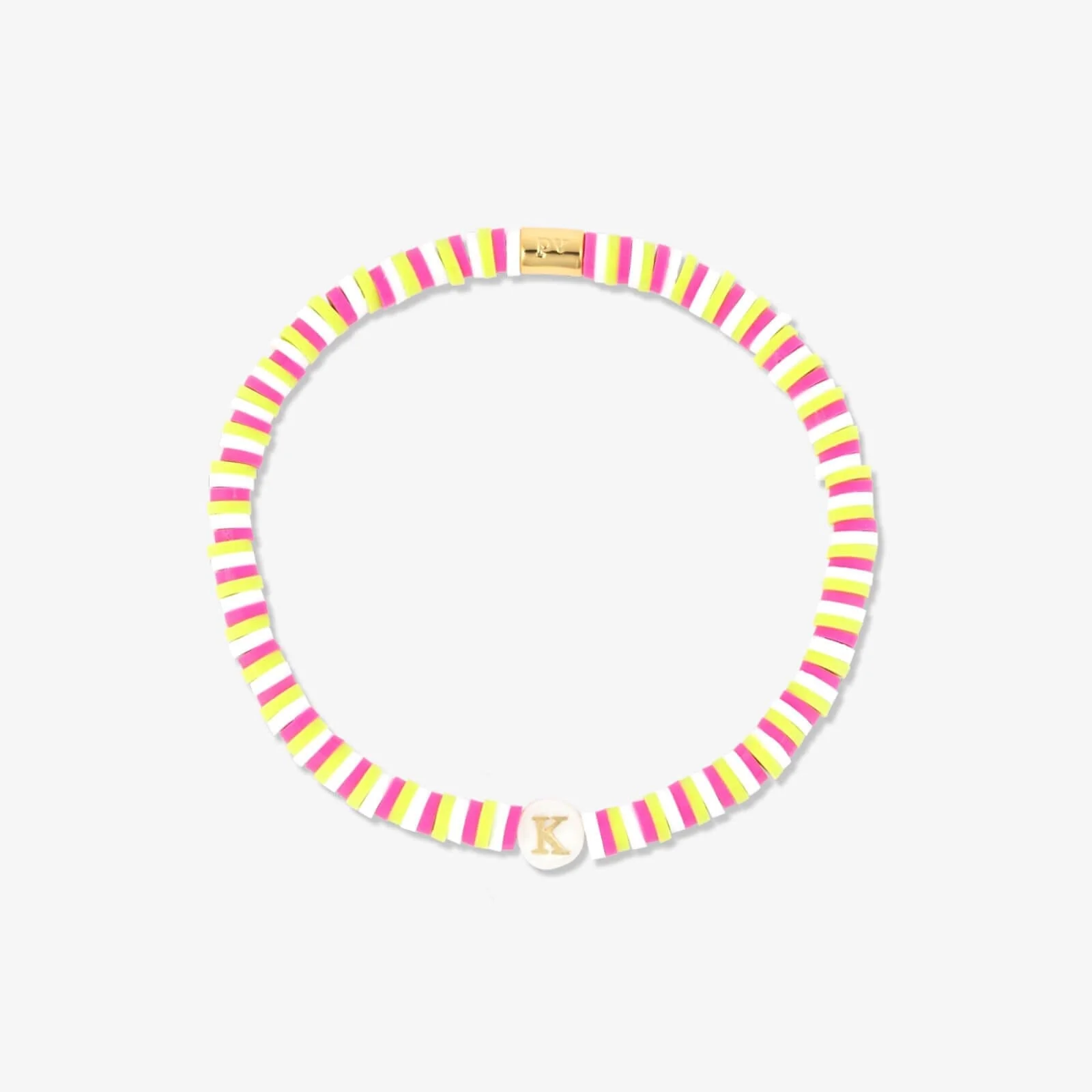 Raspberry Alphabet Stretch Bracelet - Image 15