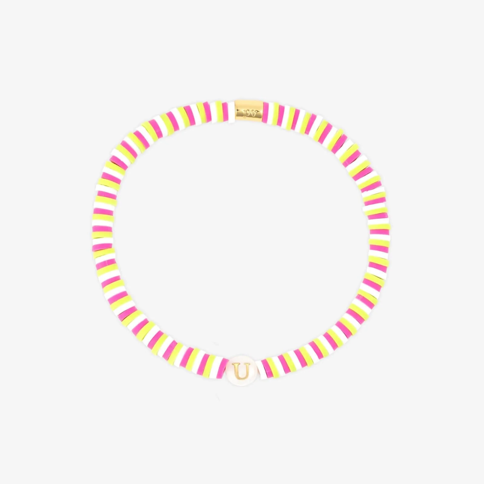 Raspberry Alphabet Stretch Bracelet - Image 25