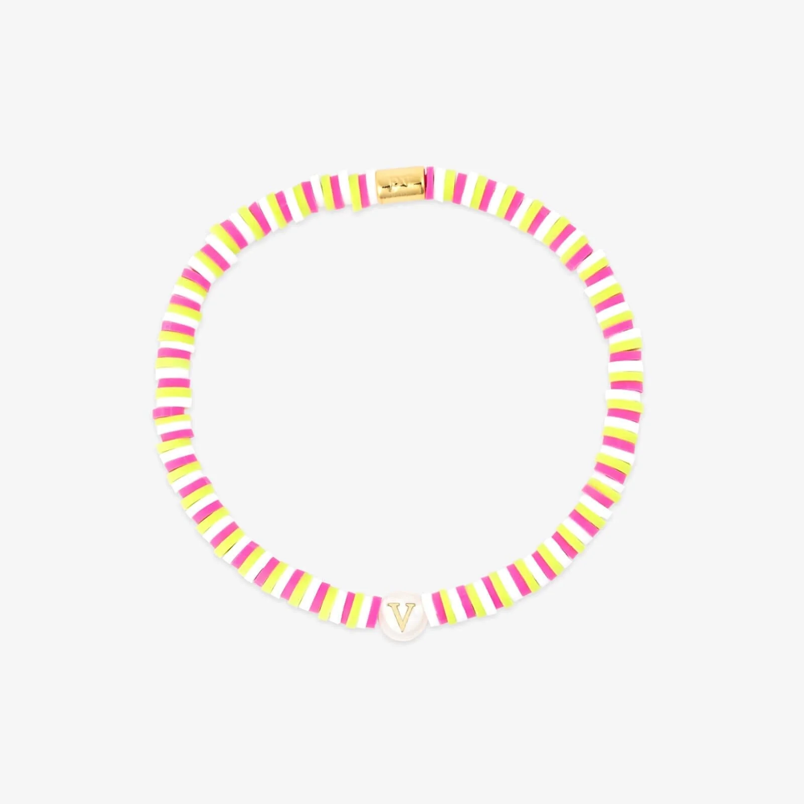 Raspberry Alphabet Stretch Bracelet - Image 26