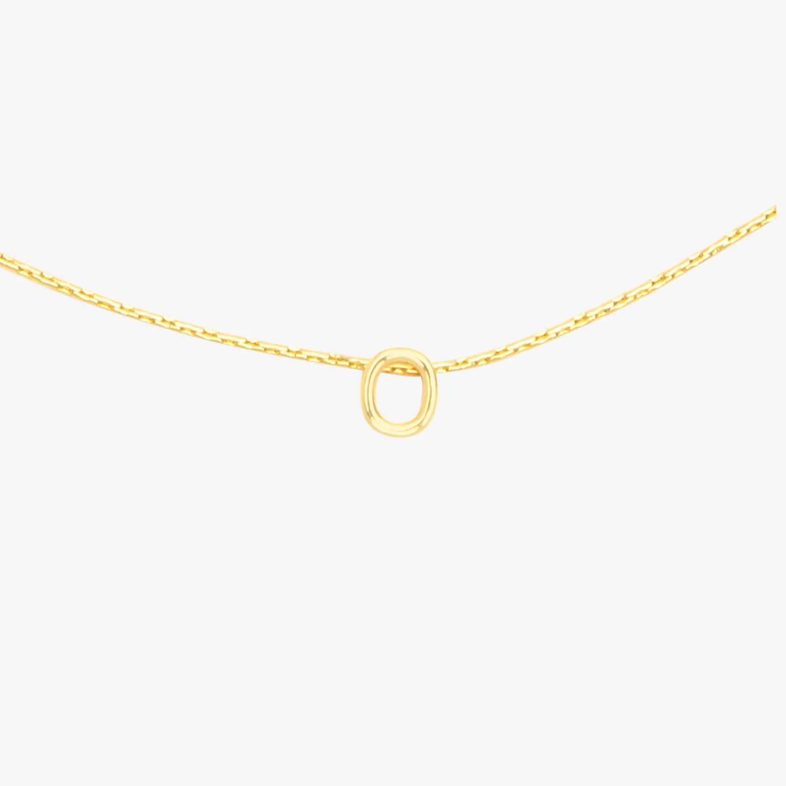 Snake Chain Alphabet Necklace - Image 2