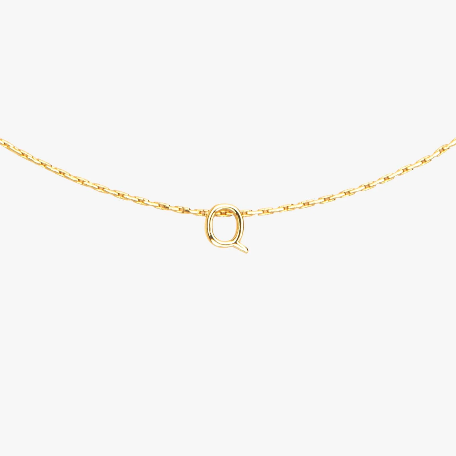 Snake Chain Alphabet Necklace - Image 3