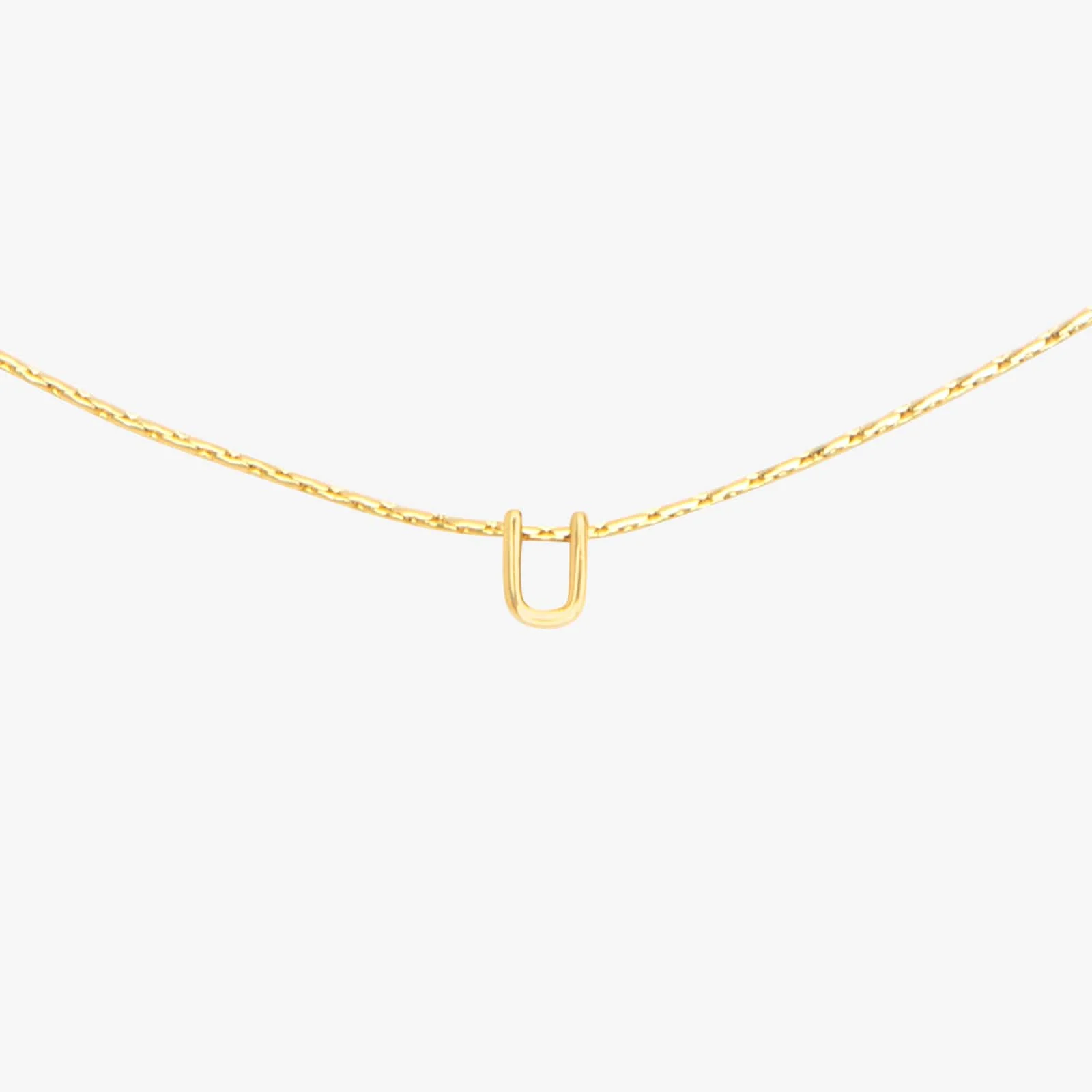 Snake Chain Alphabet Necklace - Image 4