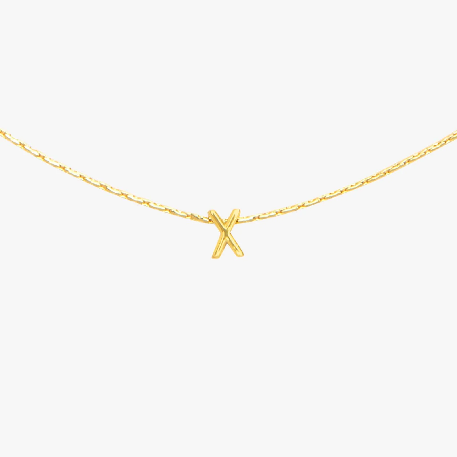 Snake Chain Alphabet Necklace - Image 5