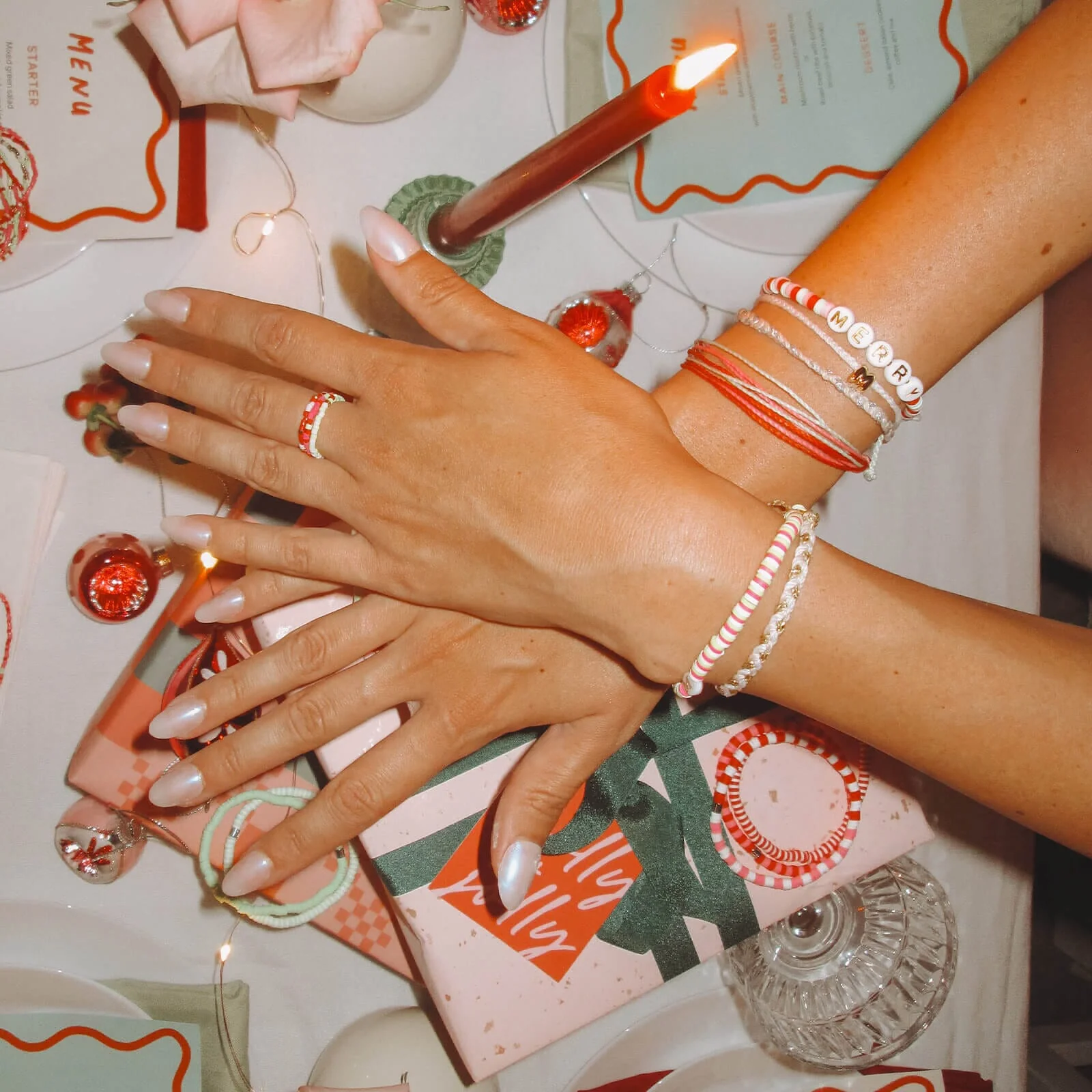 Snowfall Mini Braided Bracelet - Image 5