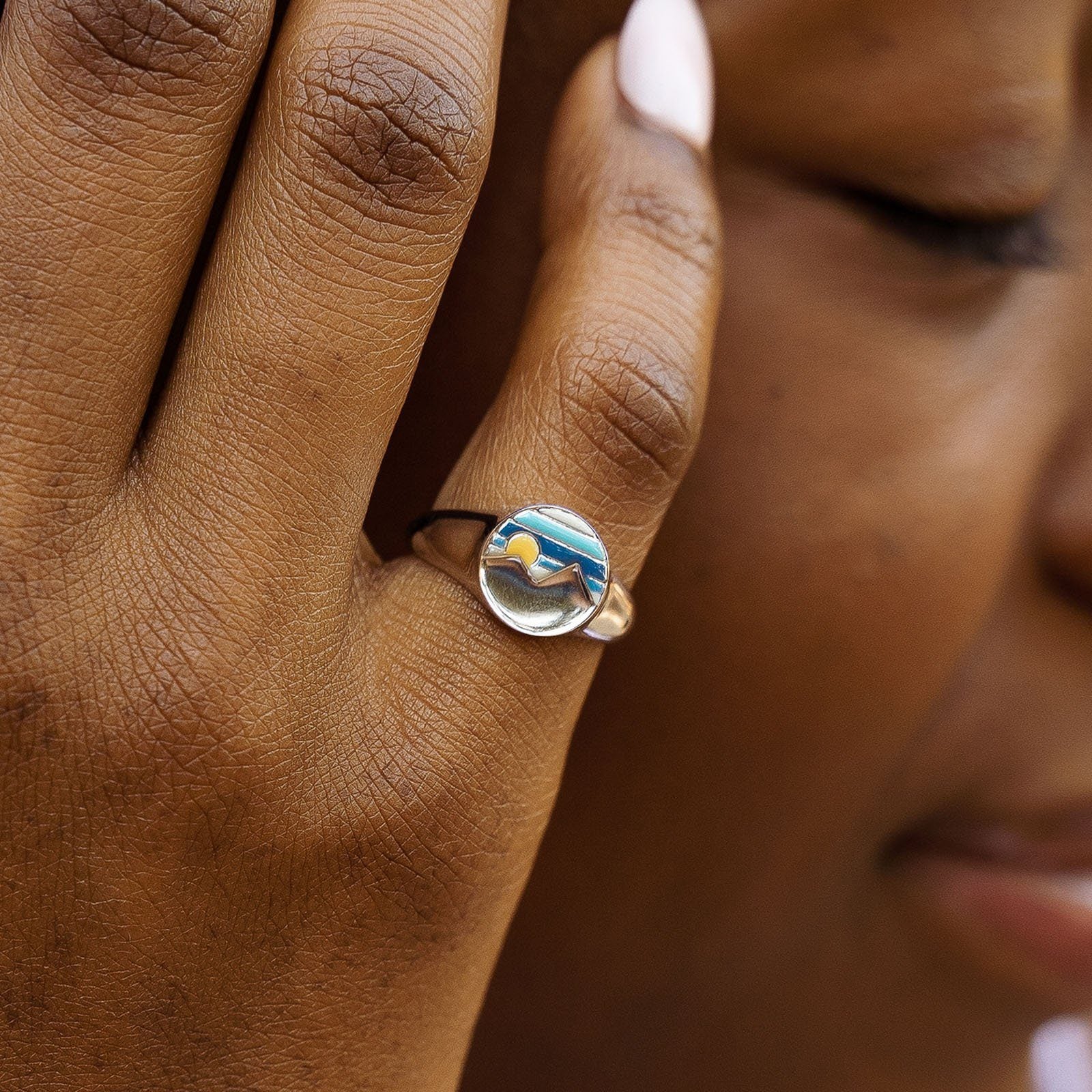 Twin Peaks Signet Ring - Image 3