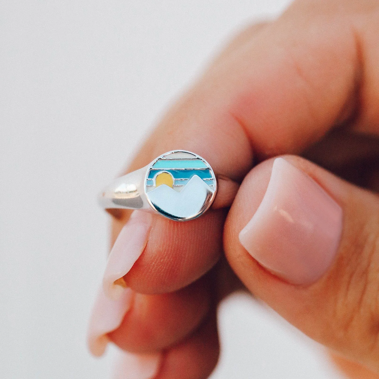 Twin Peaks Signet Ring - Image 4