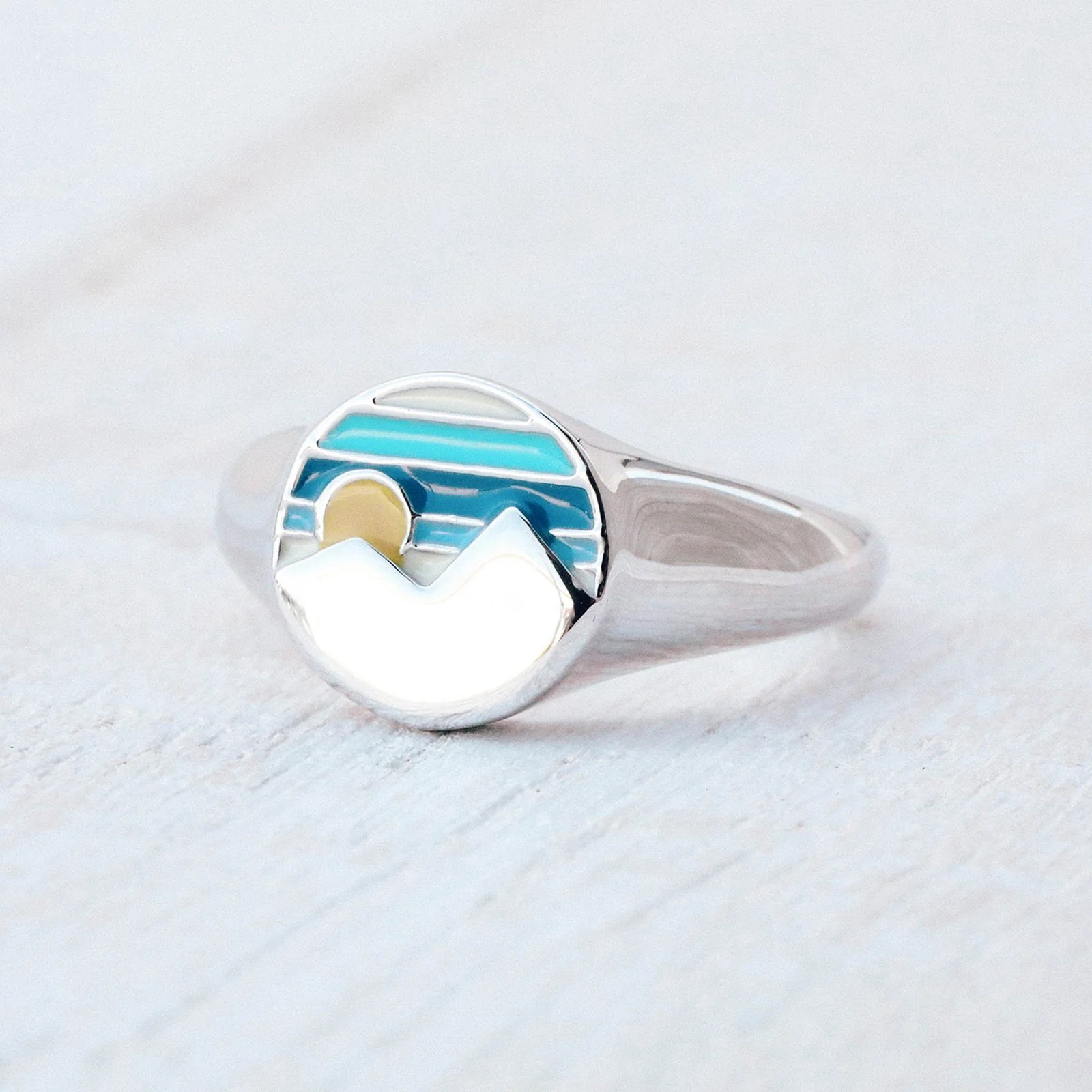 Twin Peaks Signet Ring - Image 5