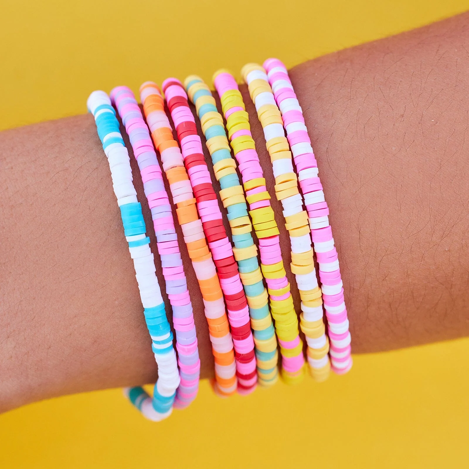 Vacation Vibes Stretch Bracelet Set of 8 - Image 6