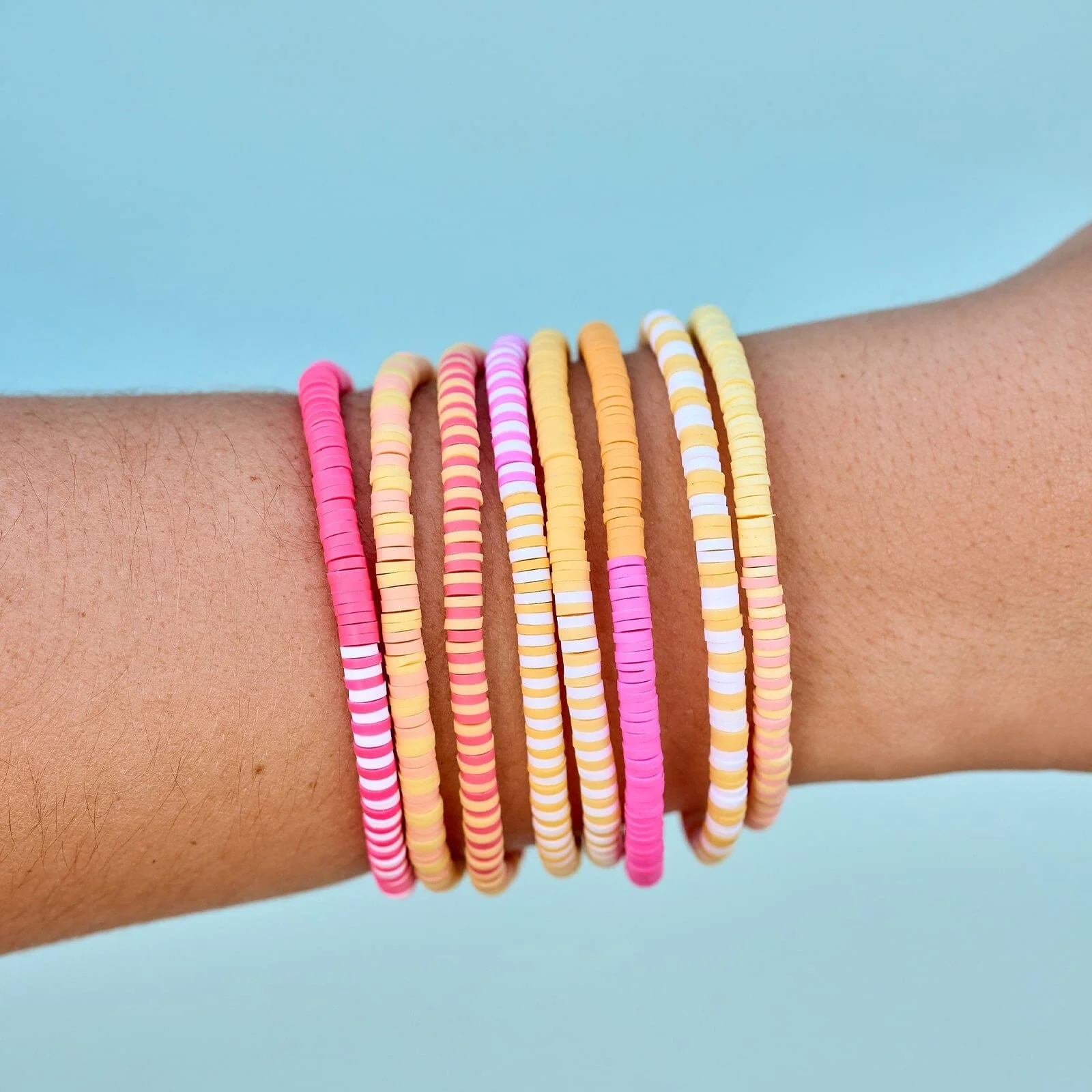 Warm Breeze Stretch Bracelet Set of 8 - Image 2