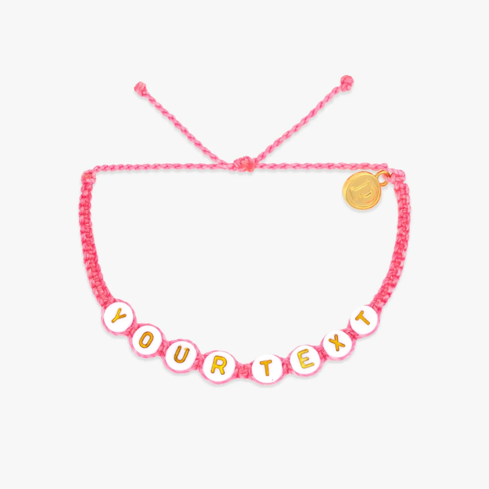 White Alphabet Bead Bracelet - Image 18