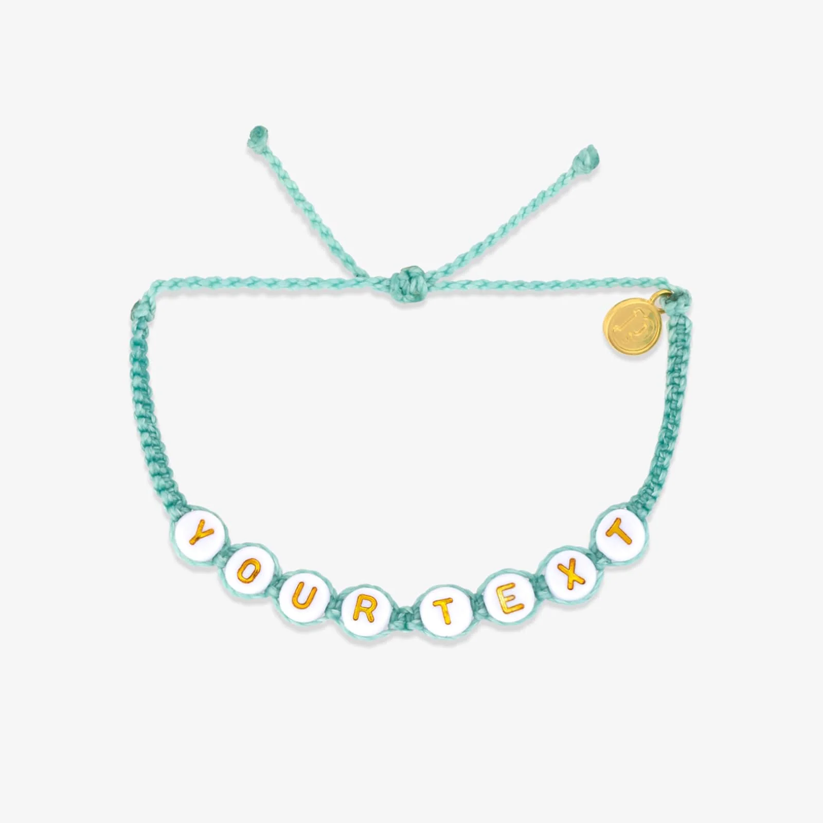 White Alphabet Bead Bracelet - Image 20